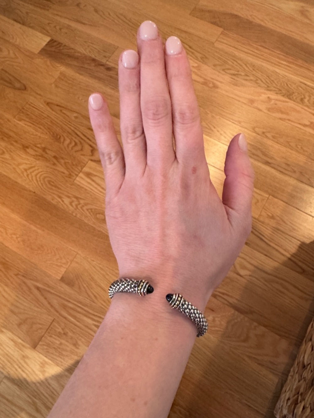 Lagos Onyx Cuff 8mm. Size small